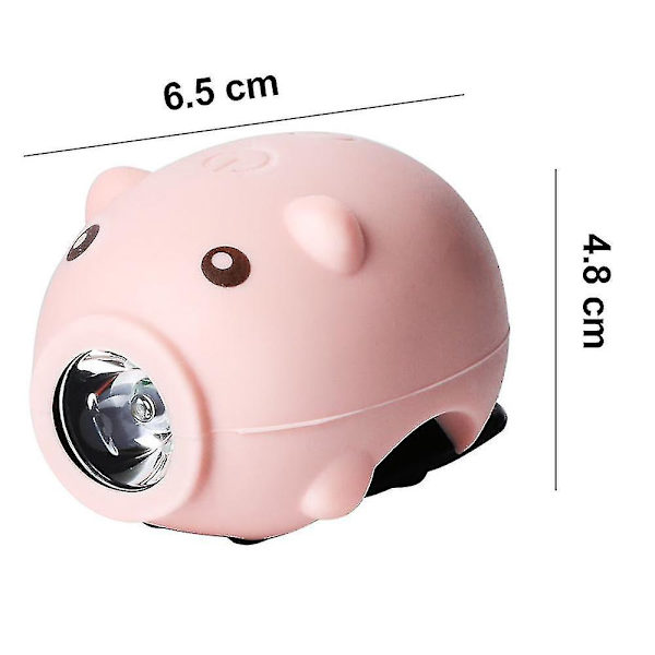 Pyörän valot ja takavalot, joissa on torvi, USB-ladattava