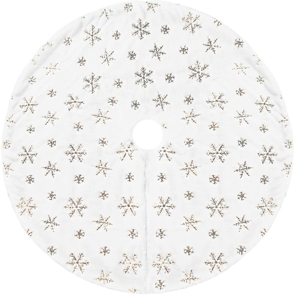 Julegull 120cm Snø Sequin Trespjør