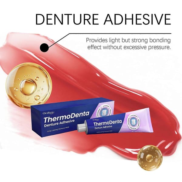 1-3x Dental Klæbecreme Til Proteser Original Stærk Komplet Professionel Proteselim 2 pcs
