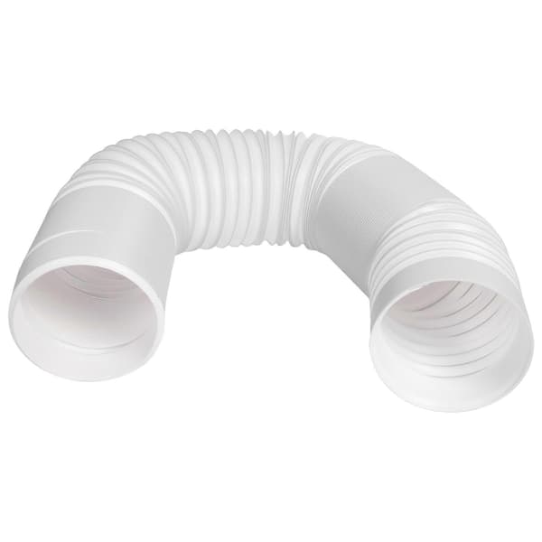Avgasslang 130 mm, Avgasslang för luftkonditionering, PVC-slang, Luftkonditioneringsrör, Ventilation White