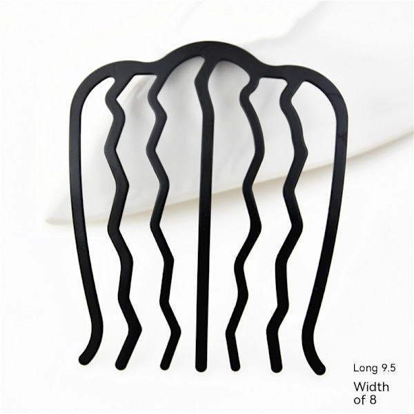 Hårgaffelklämma Metall Hår Sida Kammar Hårstift Stick för Upknot, U-formade Tänder Legering Hårklämma Kvinnor Hår Styling Verktyg A