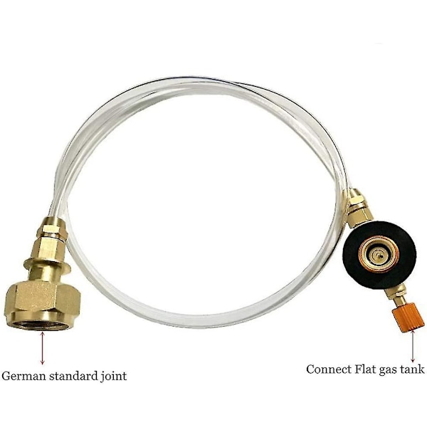 Propangas Adapter Slange Konverter Udskiftningsslange Tilslutter Til Udendørs Camping Camping Gasspis Propangas Cylinder Adapter