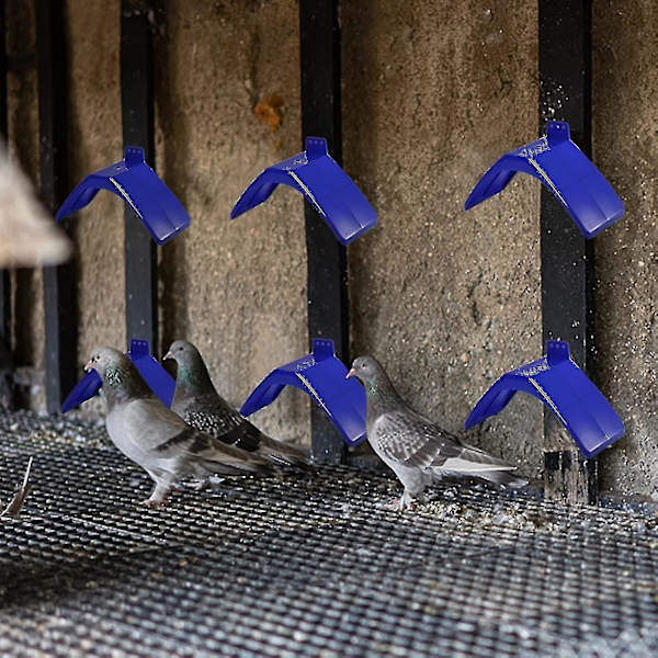20 st Dove Rest Stand, Lättviktsduva sittpinnar Plastfåglar Roost Holder Zekai