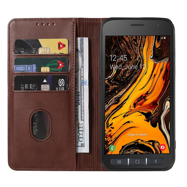 För Samsung Galaxy Xcover 4s phone case med magnetstängning