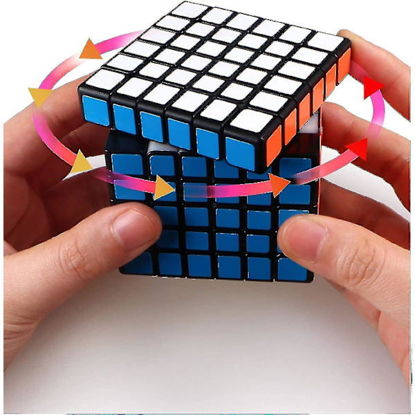 6x6 nopeuskuutio 6 6 iso nopeuskuutio 6x6x6 kuutio palapeli lelu musta