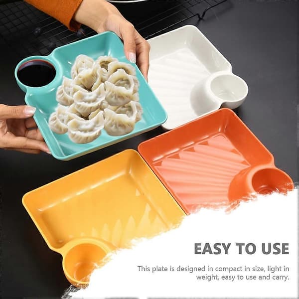 Madserveringsfade PP Madfade til brug 12 stk. assorterede farver