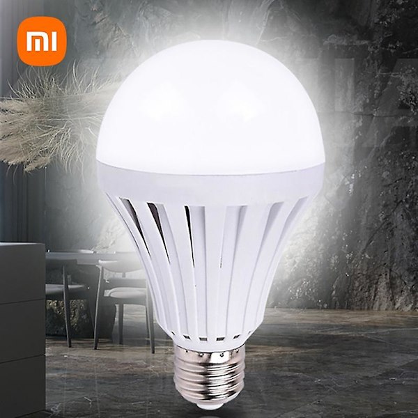 Xiaomi Latautuva Led-Lamppu E27 Hätävalaistus Led-Lamppu E27 Lamppu Kotivalaistus