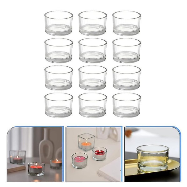 12 stk Tealight Lysestake