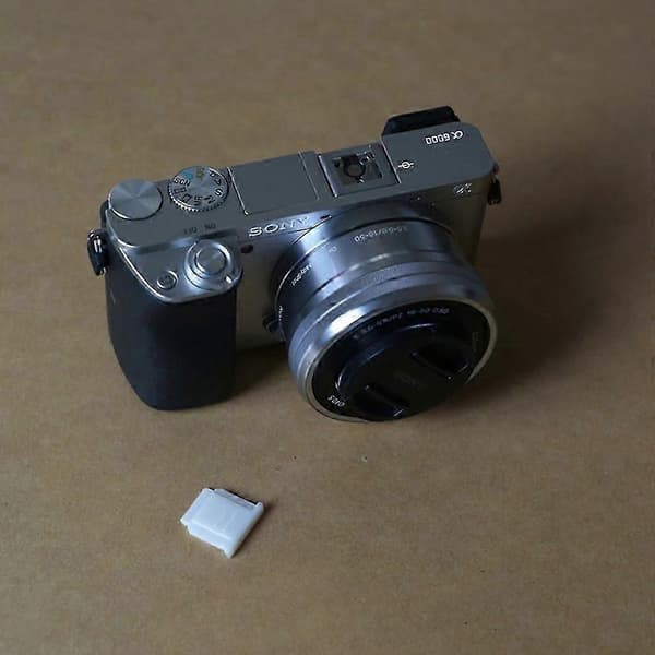 Kamerablitskobeskyttelse for Sony-kamera A6500 A6400 A6300 A77II som FA-SHC1M White