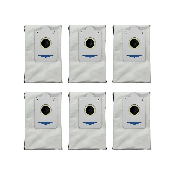 6 st dammsugarpåsar till Deebot X2 / X2 Pro robotdammsugare delar aktivt kol sterilisering Gar