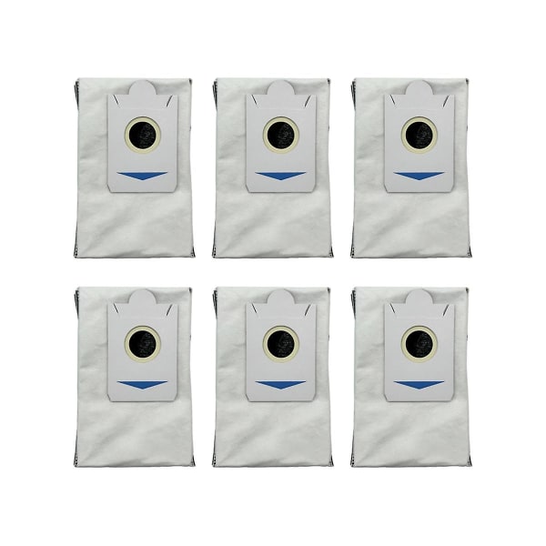 6pcs Dust Bags For Deebot X2 / X2 Pro Robot Vacuum Cleaner Parts Activated Carbon Sterilization Gar