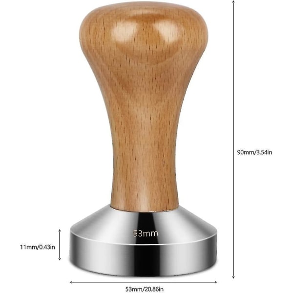 Espresso Tamper, Rustfrit Stål Kaffe Tamper Rustfrit Stål Kaffe Tamper Til Kaffe Ma