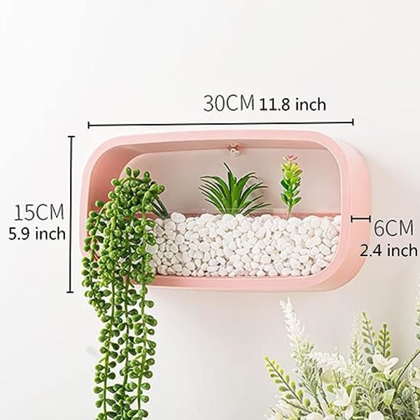 Hängande växtkrukor Väggkruka Modern konst Väggvas Hängande växtkrukor Blomkrukor Suckulent växtkorg för inomhus utomhus sovrum vardagsrumsdekor Ha