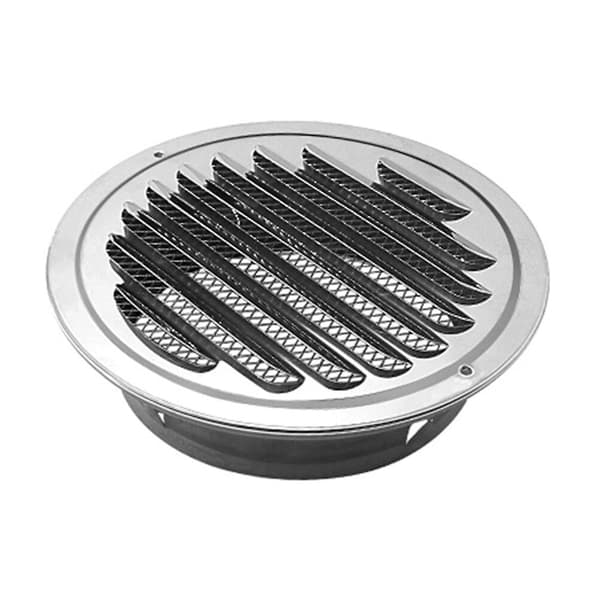 Ventilasjonsrist i rustfritt stål for utvendig vegg - Deksel for ventilasjon