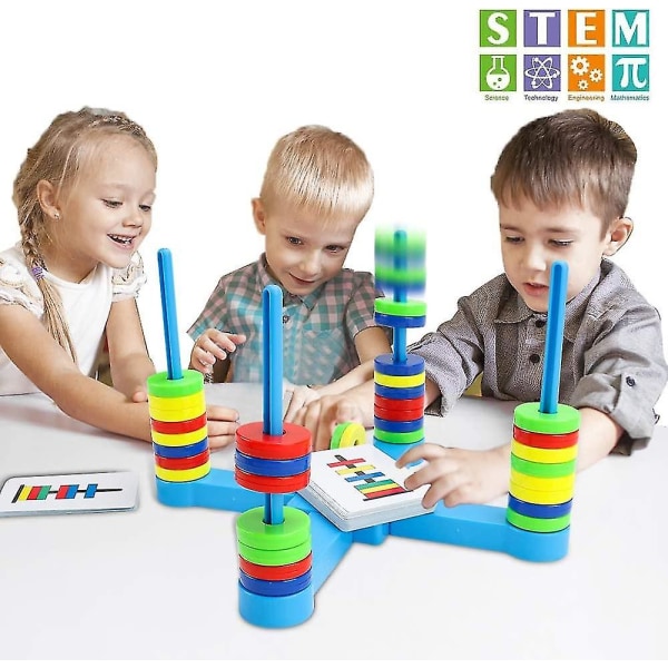 Magnetisk ring Brettspill for barn Magnetiske matchende leker Barn Magnetisk spill for småbarn