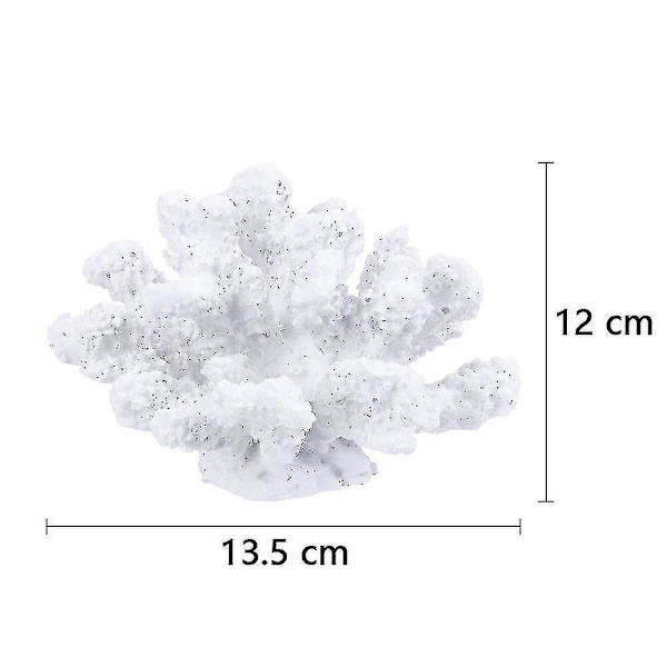 1 stk Polyresin Korall Ornament Kompatibel Med Fiskedam Akvarium Dekorasjon