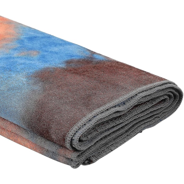 Yogahåndklæder, skridsikre Hot Yoga Håndklæde Skidless Waffle Texture, 100% absorberende lugtfri mikrofiber yogatæppe, standardstørrelse 24