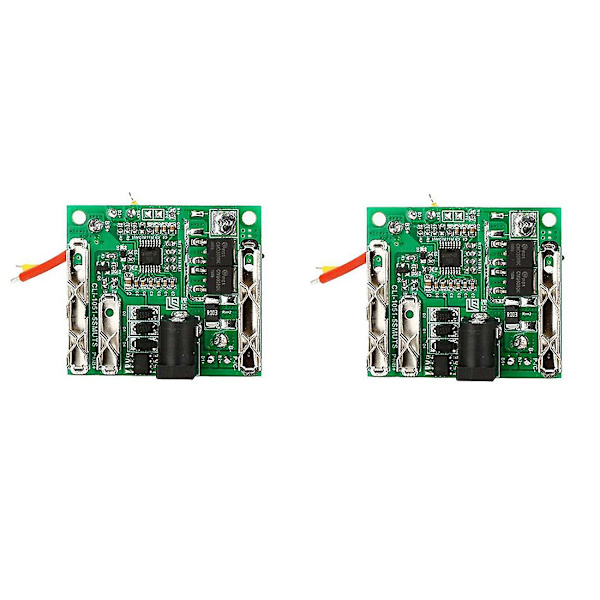 2 st 5s 18/21v 20a Li-ion Bms Pcm Litiumbatteri Laddningsskyddskort Pcb För 18650 Litium