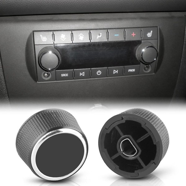 2 st Rear Radio Audio Volymknapp Vred Tuner För 07-13 Acadia 22912547 Radio Reparationskit