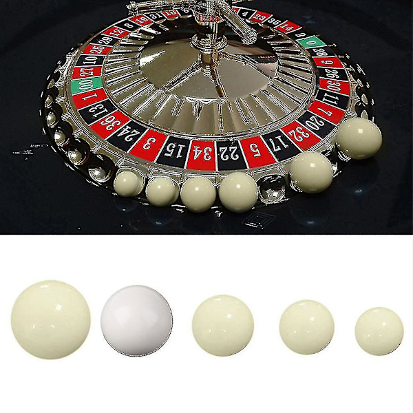 3 kpl Venäläinen ruletti pallo Casino ruletti peli korvaava pallo hartsipallo 12/15/18/20/22mm