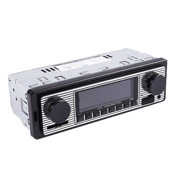 Bluetooth Vintage Bilradio Mp3-spelare Stereo USB Aux Klassiskt bilstereoljud