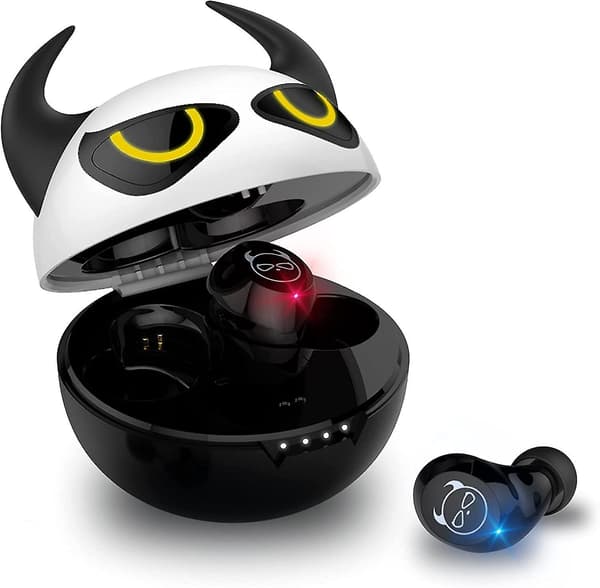 Bluetooth-ørepropper, trådløse ørepropper med ladestasjon IPX5 vanntett Bluetooth-hodetelefon
