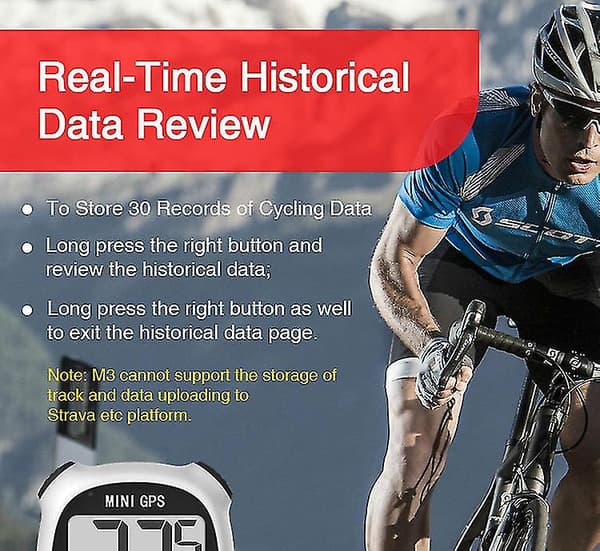 Mini Gps Cykelcomputer, Gps Speedometer, Trådløs Cykelcomputer Cykel Odometer Cykel Speedometer Og Odometer Vandtæt Cykel Comput