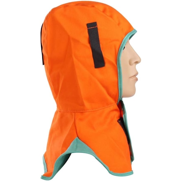 Kevlar svetsning nackskydd, skär/reptålig/värmebeständig nackskydd axel/draperi matchar alla typer av svets hjälmar/huva/mask