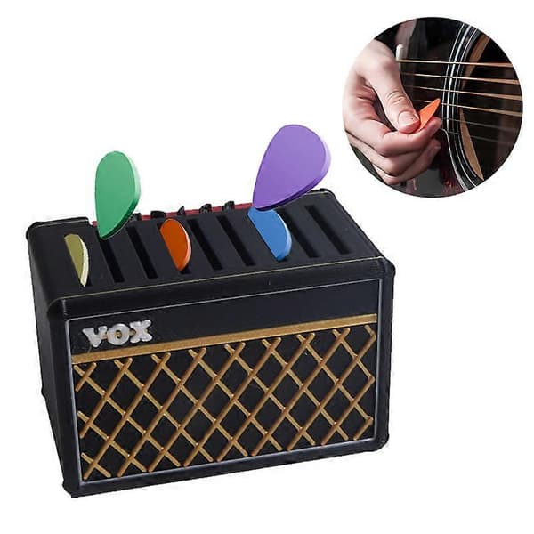 Gitarrplektrumhållare, Gitarrplektrum Display Hållare, Gitarrplektrum Förvaringslåda Set För Gitarrspelare Och Musikentusiaster