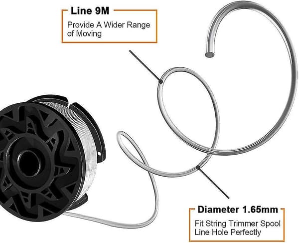 Pices De Rechange De Bobine De Coupe-bordure Pour Black Et Decker, Bobine De D