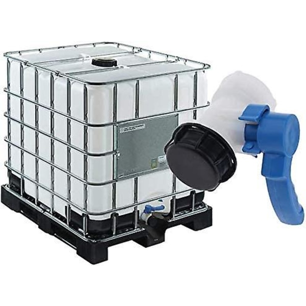 Universaali IBC-sovitin IBC-vesisäiliölle, IBC-säiliölle, 62 mm IBC-hana, DN40 läppäventtiili