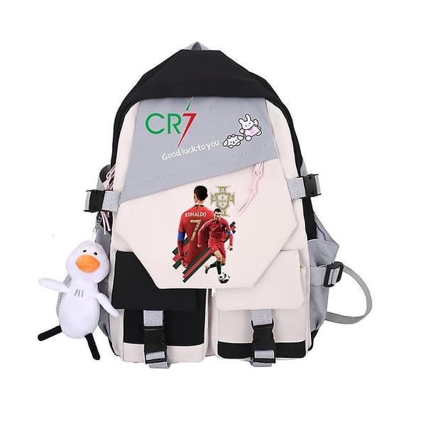 Cr7 Casual Student Backpack Junior High School Campus Aphmau Large Capacity School Bag