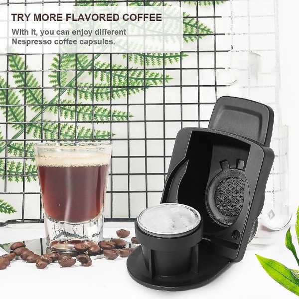 Kapseladapter Kaffe Kapselkonverter Kaffekapseladapter kompatibel med Nespresso Dolce Gusto kaffemaskiner