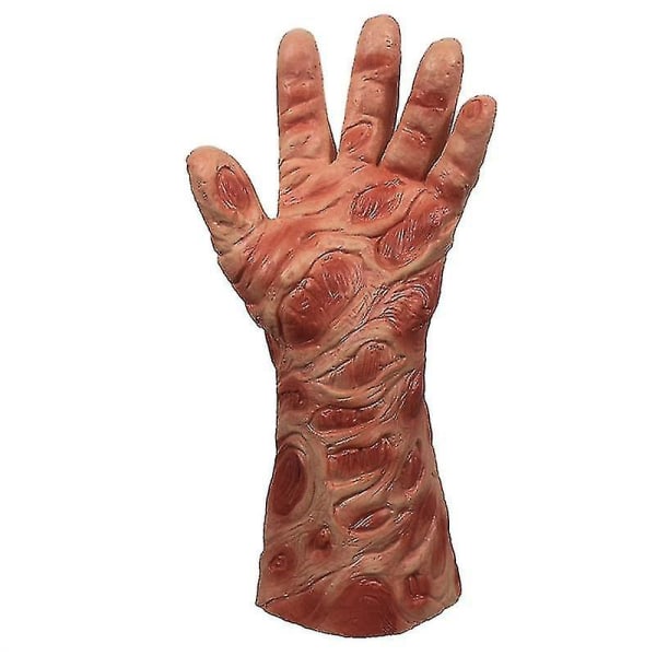 Freddy Krueger Maske + Handsker Gyser Halloween Rekvisitter Voksen Blodig Latex Kostume