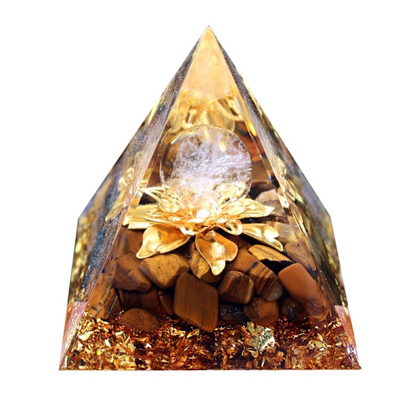 Kristaller Ädelstenar Healing Kristallstenar Pyramid Chakra Gåvor för Kvinnor Män Vän Födelsedag Tonåring Vänskap Ovanlig Sten Feng