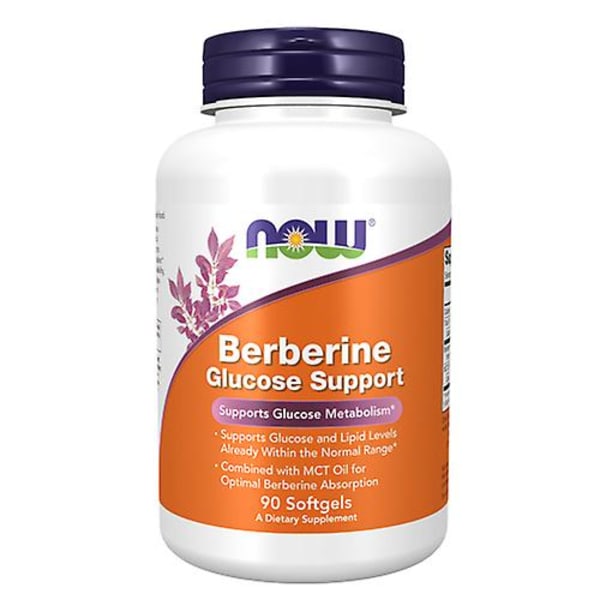 Now Foods Berberine Glucose Support, 90 Softgels (1-pack)