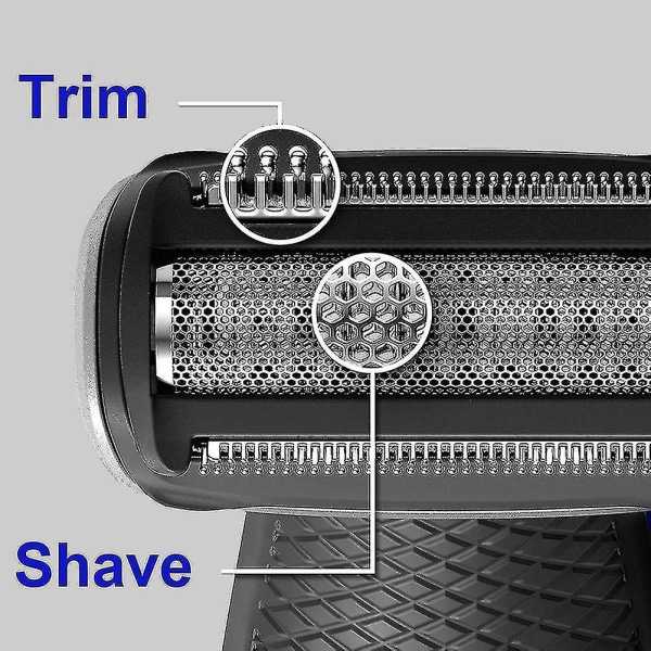 2-pak barberhoved til Philips Bodygroom Bg 2024-2040 S11 Yss2 Series høj kvalitet