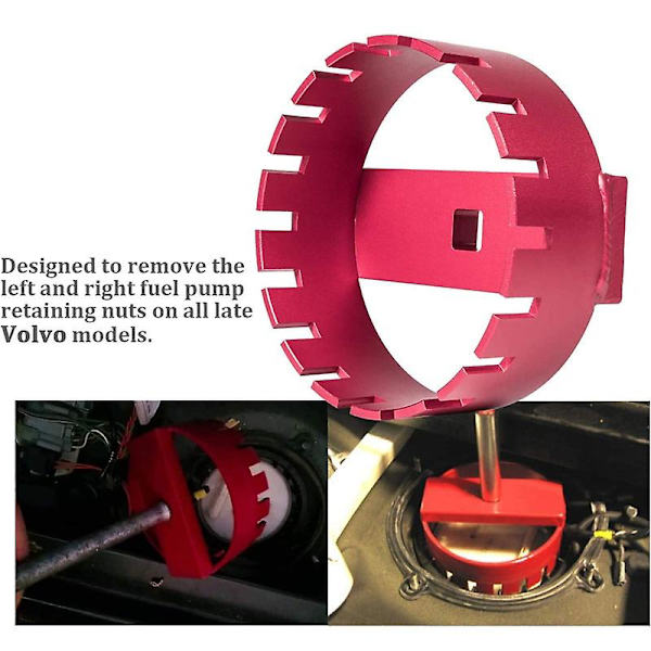 69800 Verktøy for låsering for drivstoffpumpesokkel for Volvo S60, s80, v70, xc70 og Xc90