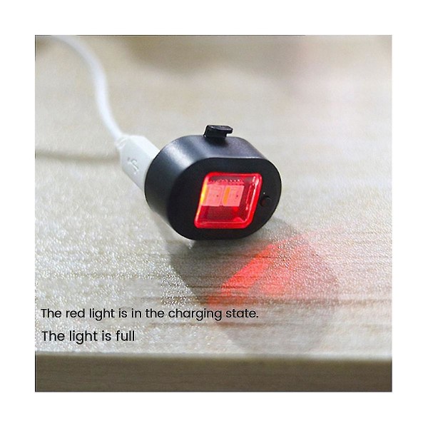 4 stk Universelle Blålys Advarselslys USB Oppladbare LED Nødlys Drone Natt Blålys Lampe