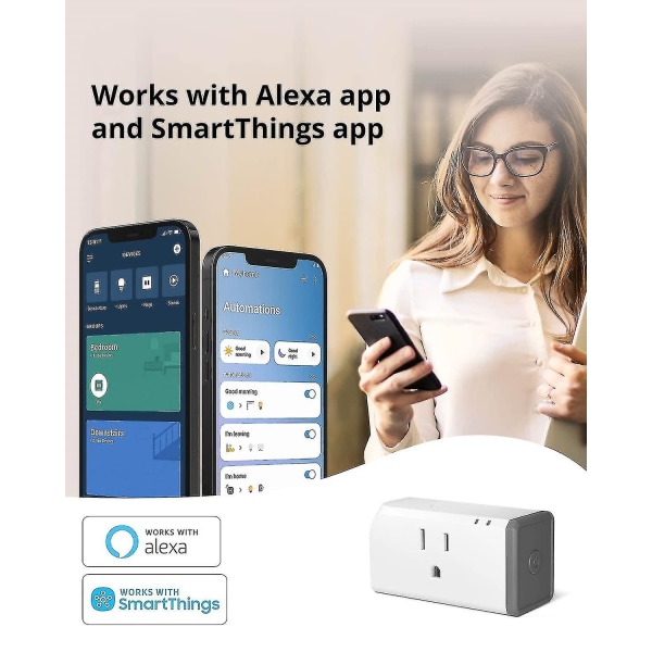 S31 Lite 15a Zigbee Smart Plug Etl Certificeret, Fungerer med Smartthings