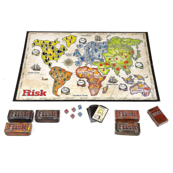 Eksplosivt brætspil Risk Battle Engelsk Version Spot Salg