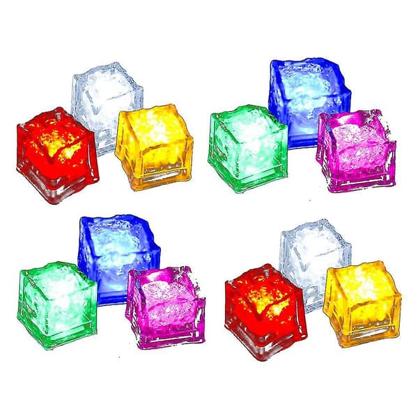 Ljusupplysta LED-iskuber (12)
