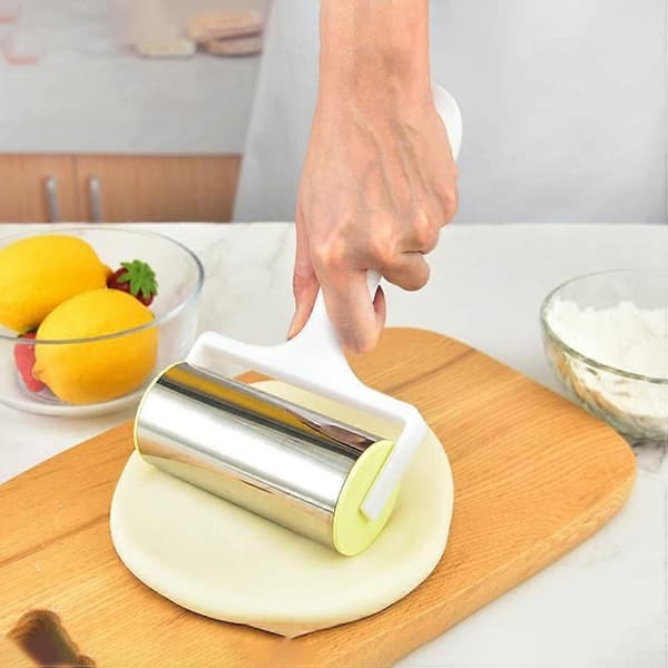 Pizzadeigruller og hullmaskin for baking, 3 stk. sett
