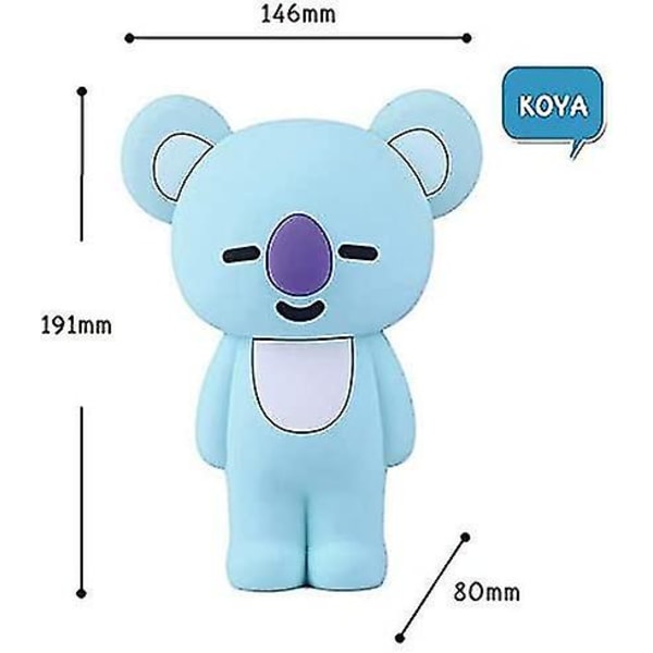 Case för barn Söt koalaform i silikon Case Case Case