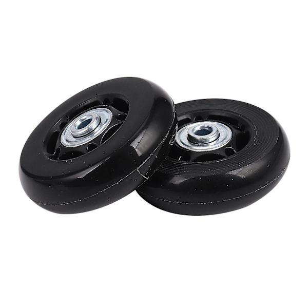 2 sarjaa matkalaukkujen korvaavat pyörät akselit kumia Deluxe korjaus Od 64mm Uusi