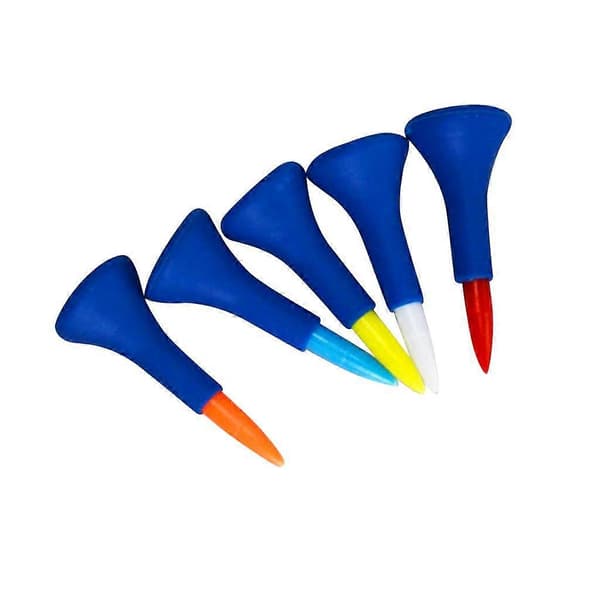 3x 5 stk./sæt bløde gummi-top golf-tees tilbehør tilfældige farver -