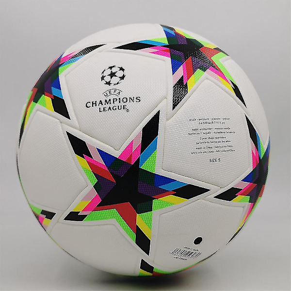 VM 2023 Fodbold Bold Champions League Stjerner Mønster Fodbold Træningsbold Størrelse 5