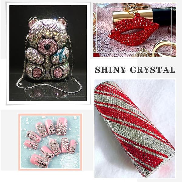 Kristalli Flatback Ei-kuumennus Rhinestones Ss5 Kynsi