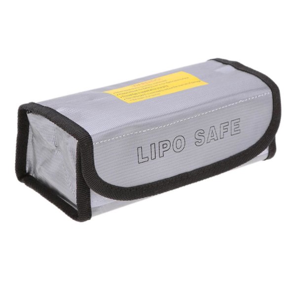 2x Brandsikker Lipo batteritaske Eksplosionssikker sikkerhedsbeholder til sikker opladning