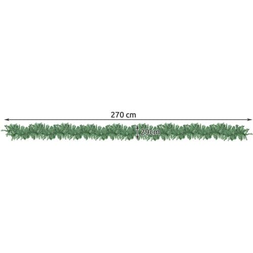 Julegirlander / Grangirlander Jul - Juletre Girlander - 2,7m 1750